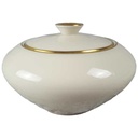 Zuckerdose Goldrand KPM Krister 0202 Elfenbein Beige gebraucht - sehr gut