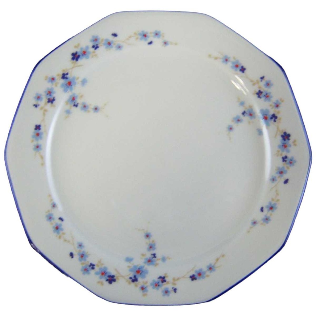 Kuchenteller 19 cm Winterling Marktleuthen Blumendekor Blau Blumen gebraucht - gut