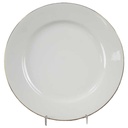 Speiseteller Essteller Goldrand 24,2 cm Schirnding Bavaria 1 mm gebraucht - sehr gut