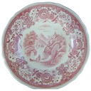 Suppenteller 23 cm Villeroy & Boch Burgenland Rot gebraucht - gut