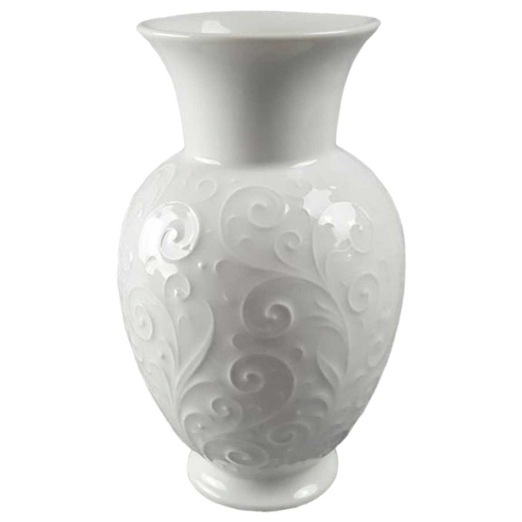 Tischvase Vase 21 cm Retsch Wunsiedel Weiß gebraucht - sehr gut