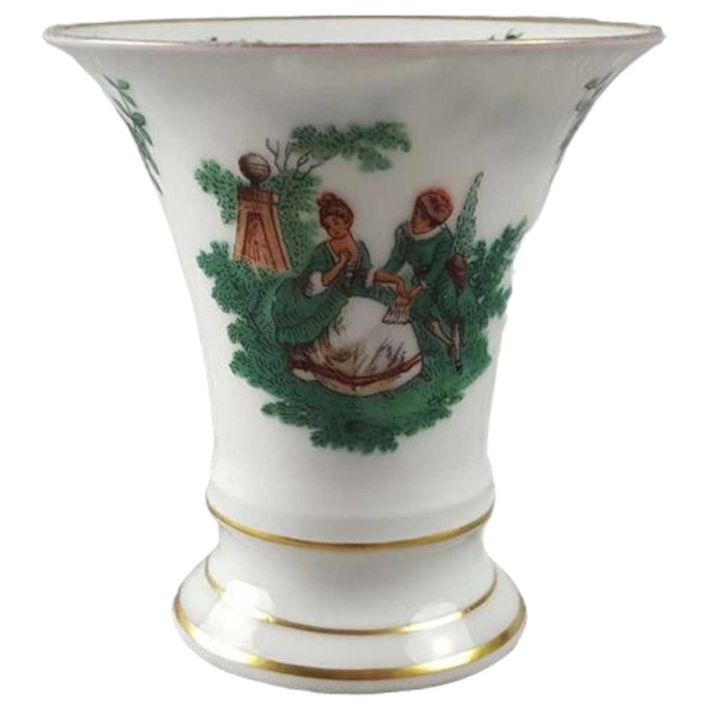 [45817082] Tischvase mini Goldrand 7,8 cm Fürstenberg Sonstige gebraucht - gut