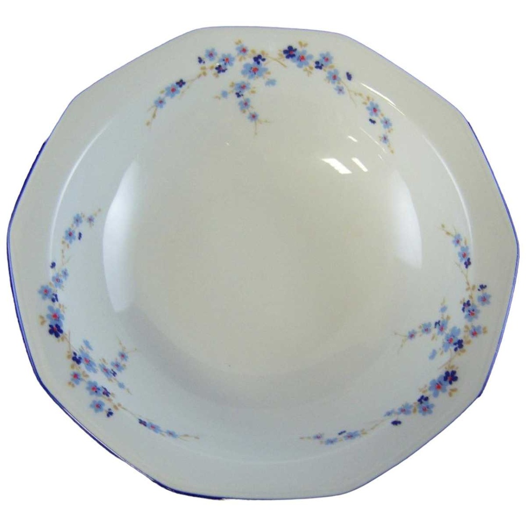 Suppenteller 22 cm Winterling Marktleuthen Blumendekor Blau Blumen gebraucht - gut