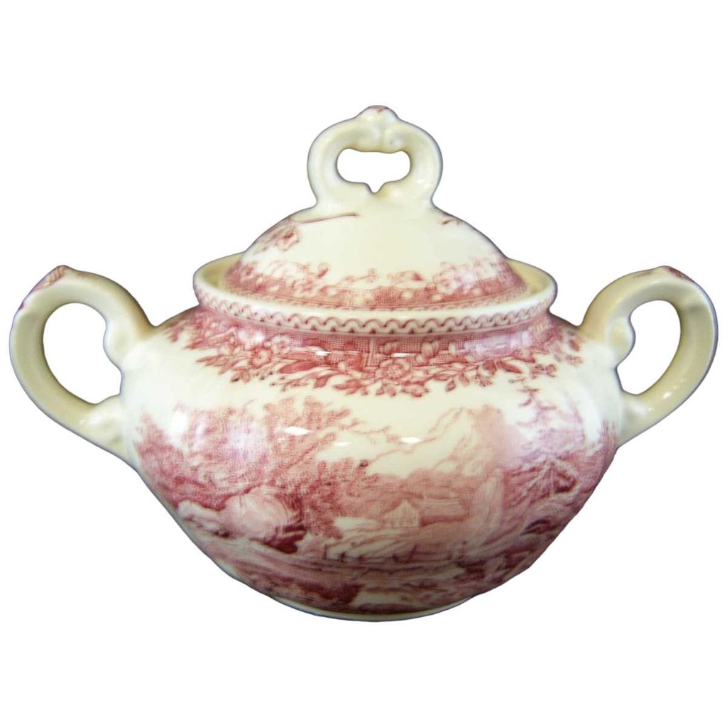 [4581710] Zuckerdose Villeroy & Boch Burgenland Rot gebraucht - sehr gut