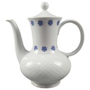Kaffeekanne Mokkakanne 0,75 L Seltmann Weiden Annabell blaue Blume gebraucht - akzeptabel