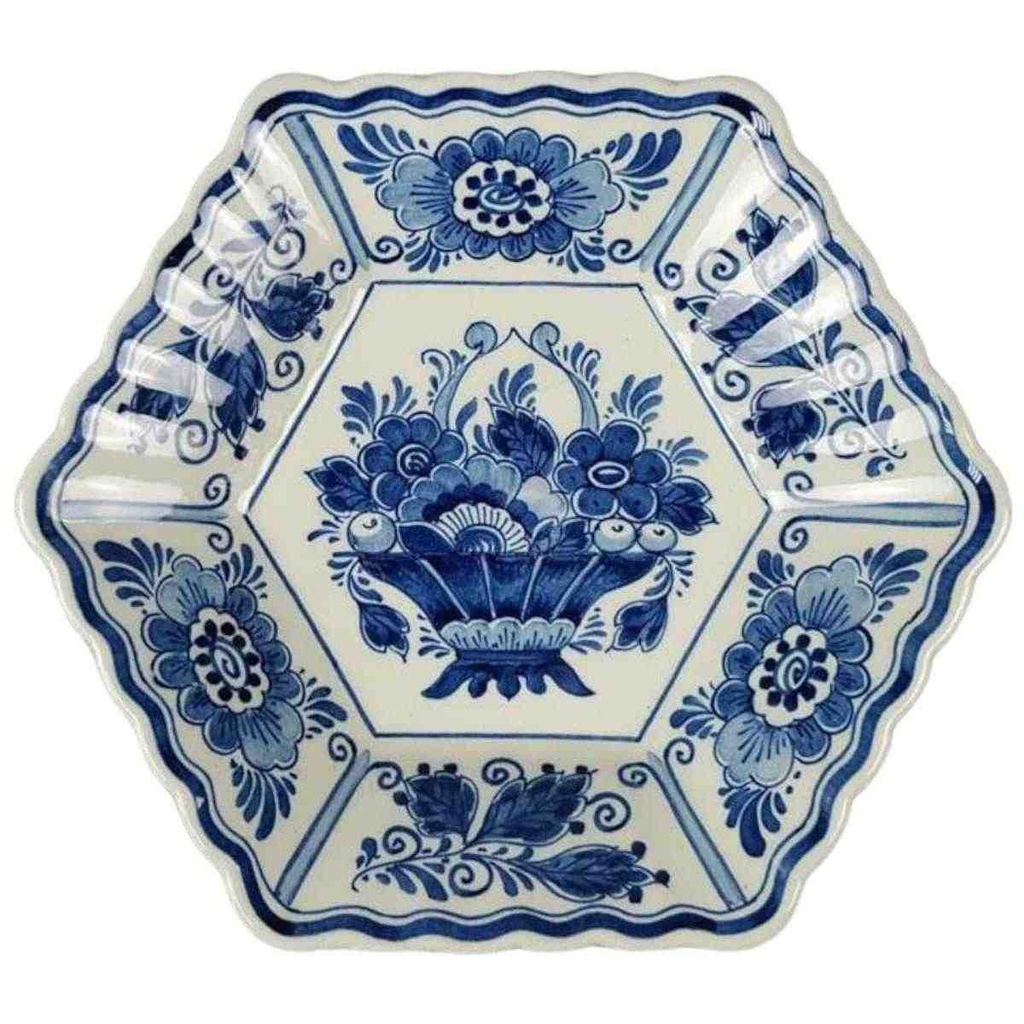 Wandteller Delfts Blauw Raam gebraucht - sehr gut