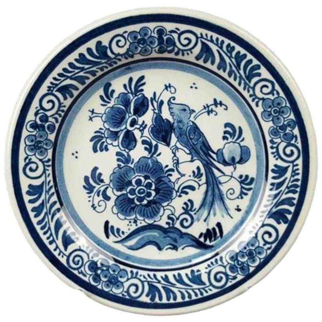 Wandteller Koninklijke Goedewaagen Blauw Delfts