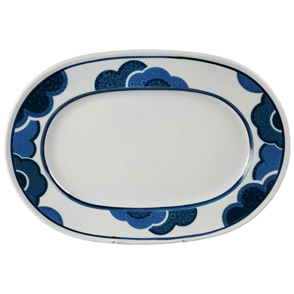 Fleischplatte 30,2x21 cm Villeroy & Boch Blue Cloud gebraucht - akzeptabel