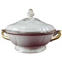 Ragoutterrine Golddekor 1,5 L Tielsch Altwasser weiß 7930 gebraucht - akzeptabel