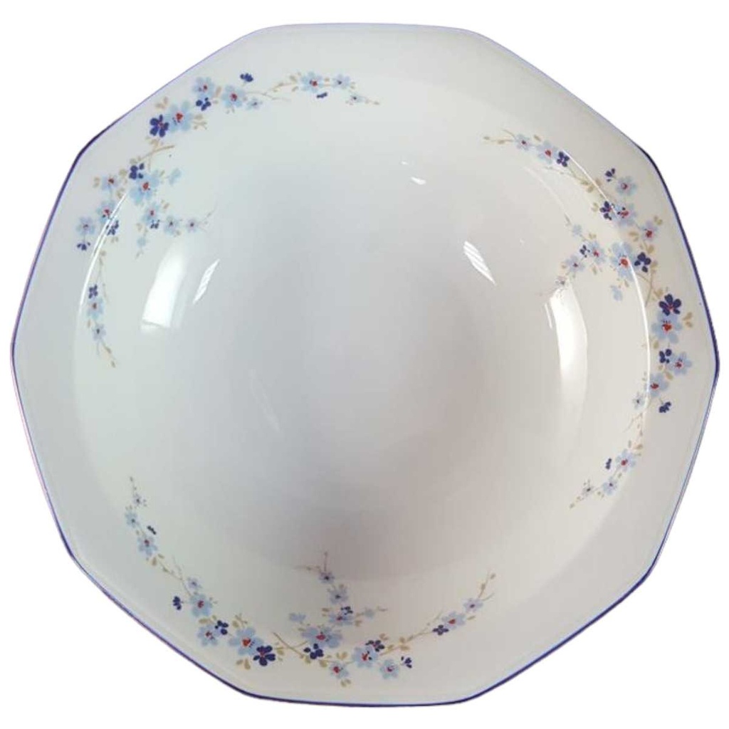 [4581726] Schüssel 24 cm Winterling Marktleuthen Blumendekor Blau Blumen gebraucht - akzeptabel