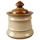 Zuckerdose Gerz Dekor graubraun Braun gebraucht - gut