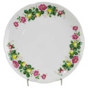Kuchenteller Dessertteller Frühstücksteller 19,2 cm Seltmann Weiden Blumendekor Blumen gebraucht - sehr gut