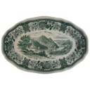 Fleischplatte 30,5x20,2 cm Villeroy & Boch Burgenland Grün gebraucht - sehr gut