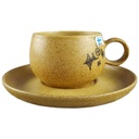 Kaffeetasse mit Untertasse Tasse Pentik Finland Motiv Hiisi gebraucht - sehr gut