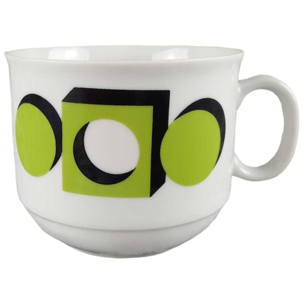 [45817426] Kaffeetasse Tasse Seltmann Weiden Geometrisches 3D Dekor gebraucht - gut