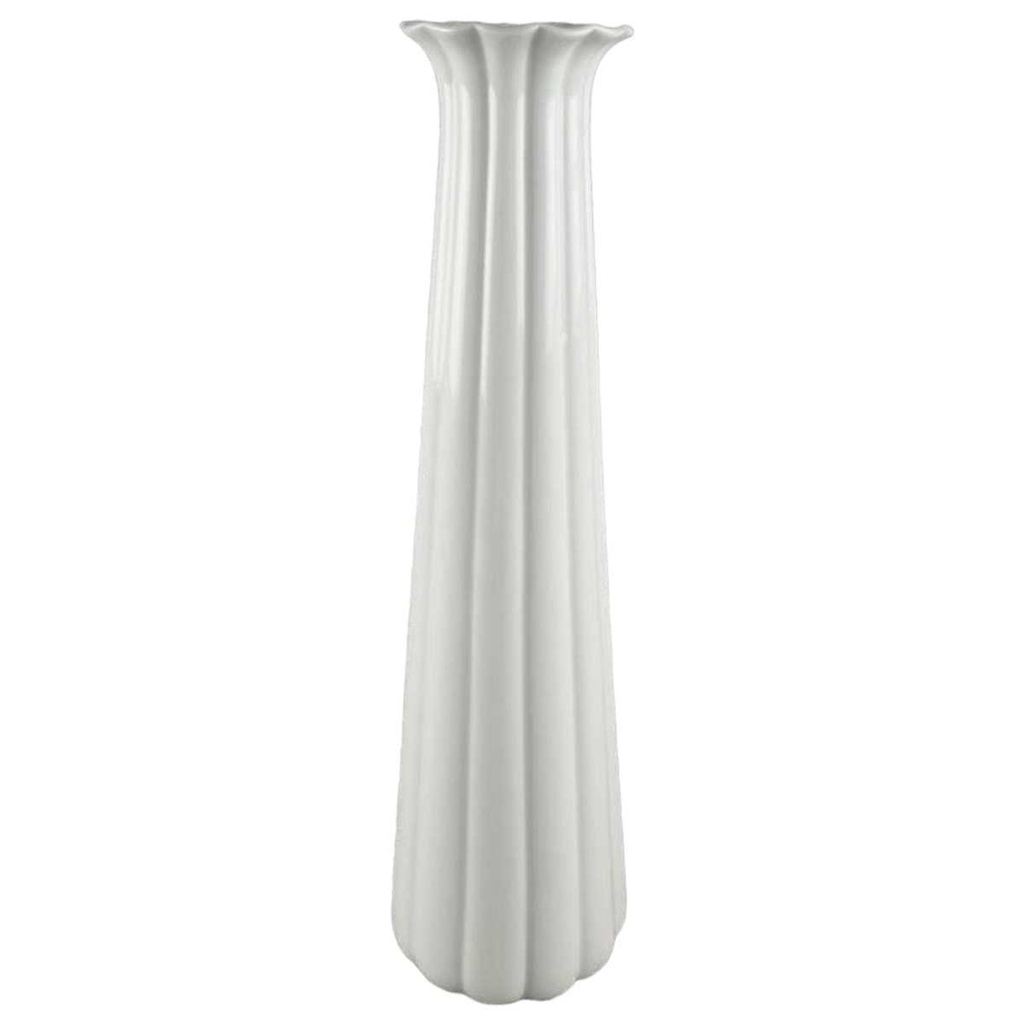 Vase 29 cm Tirschenreuth Weiß gebraucht - sehr gut
