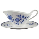 Sauciere mit Teller 1tlg Seltmann Weiden Isolde Bayerisch Blau gebraucht - sehr gut