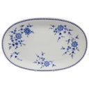 Fleischplatte Steakplatte 31,2x20,4 cm Seltmann Weiden Isolde Bayerisch Blau gebraucht - gut