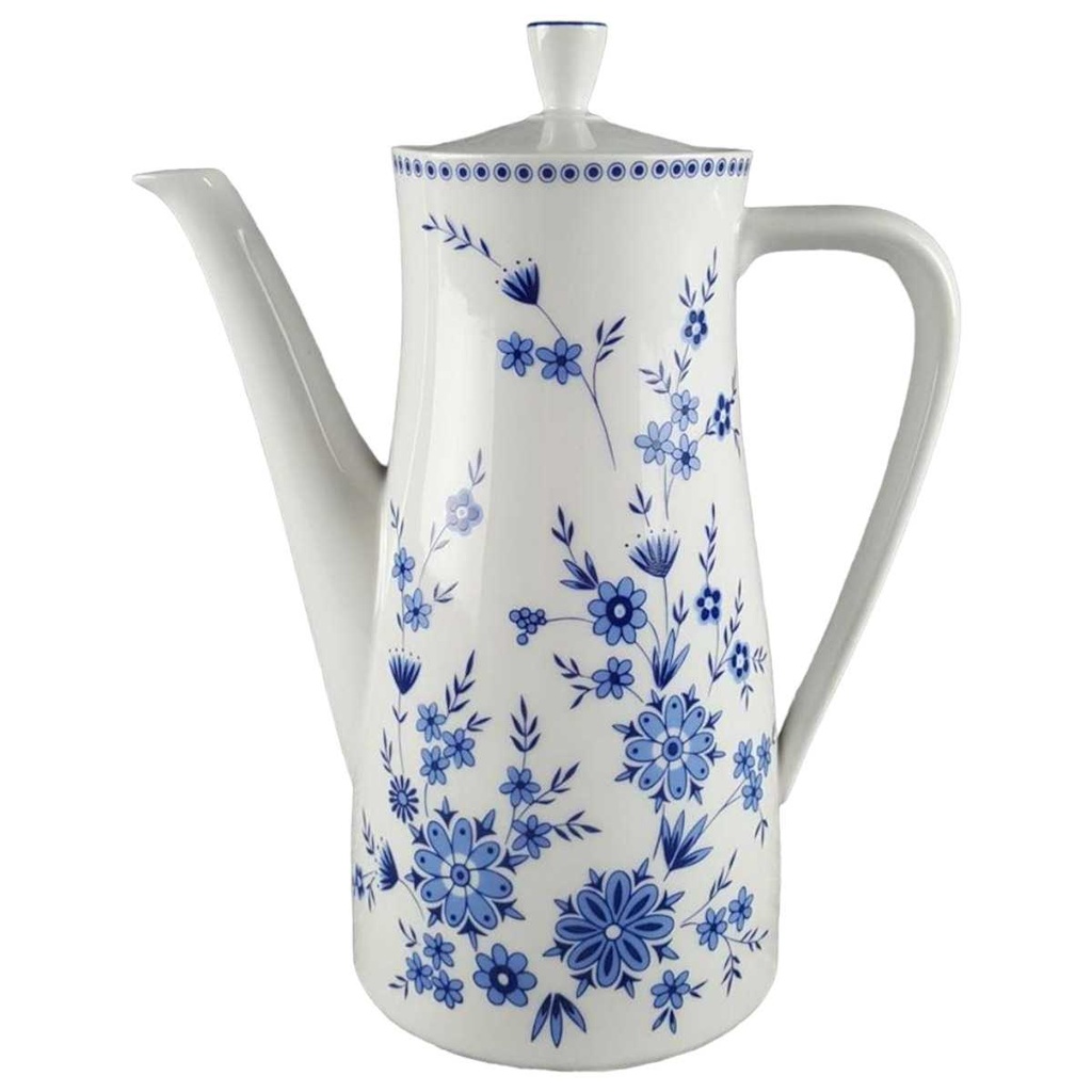 Kaffeekanne Kanne 1,3 L Seltmann Weiden Doris Bayerisch Blau gebraucht - sehr gut