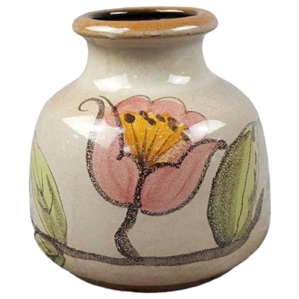 Vase Blumenvase 16,2 cm Scheurich Blumen gebraucht - gut