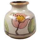 Vase Blumenvase 16,2 cm Scheurich Blumen gebraucht - gut