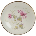 Schale Servierschale groß Goldrand 31,7 cm Edelstein Bavaria Blumen 15820 gebraucht - akzeptabel