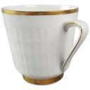 Kaffeetasse Tasse Goldrand Zeh Scherzer Rillenrelief 1680