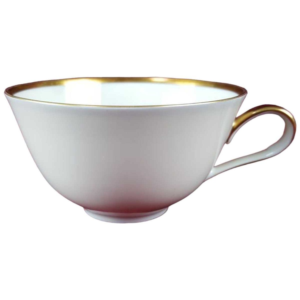 [45817550] Teetasse Tasse Goldrand Rhenania Duisdorf Elfenbein mit 4mm Beige gebraucht - gut