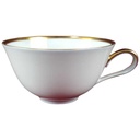 Teetasse Tasse Goldrand Rhenania Duisdorf Elfenbein mit 4mm Beige gebraucht - gut