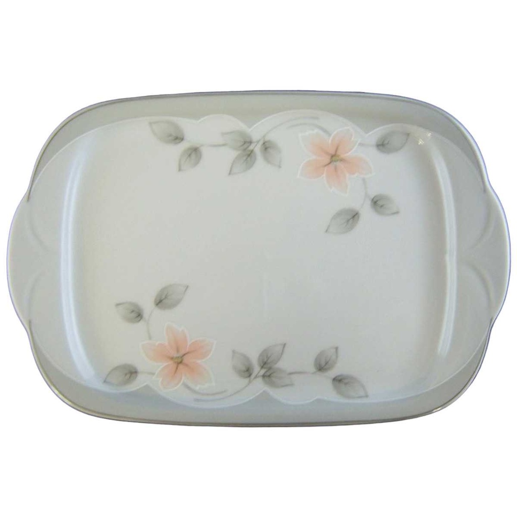 [4581756] Butterdose Butterplatte Butterglocke Winterling Kirchenlamitz Sissi Rosa Blüten gebraucht - sehr gut