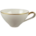 Teetasse Tasse Goldrand KPM Krister 0202 Elfenbein Beige