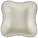 Schüssel Goldrand Winterling elfenbein Blumenrelief mit Beige gebraucht - sehr gut