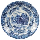 Untertasse für Suppe 16 cm Grindley English Country Inns Blau gebraucht - gut