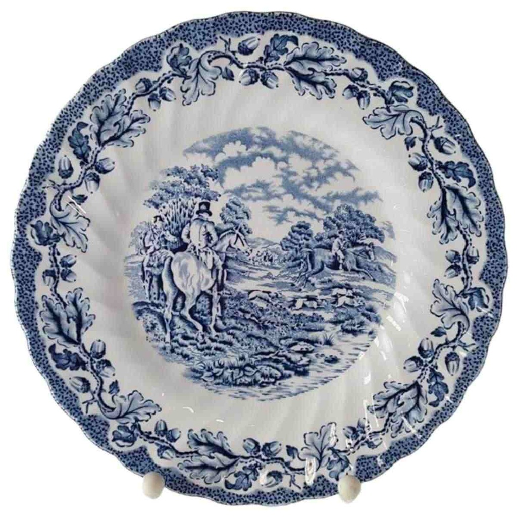 [45817631] Kuchenteller Dessertteller Frühstücksteller 20,1 cm Myott Country Life Blau gebraucht - gut