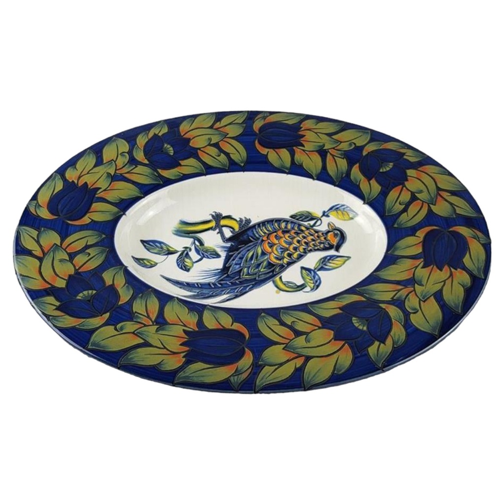 [45817683] Inta Cado Obstschale oval Keramik Made in Italy 49,5 cmx40 cm