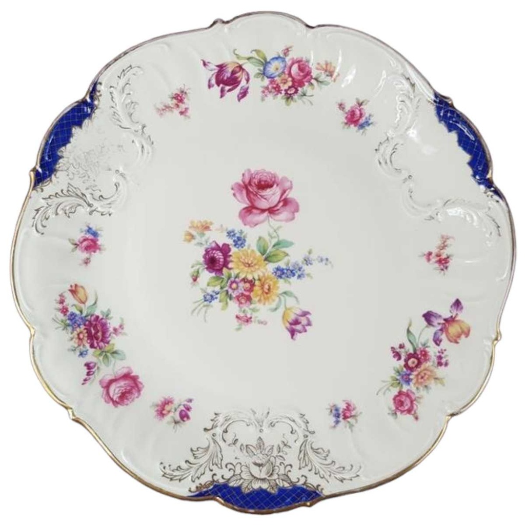 [45817691] Servierplatte Servierteller Prunkteller Winterling Blumen Bavaria gebraucht - akzeptabel