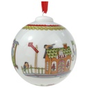 Weihnachtskugel Hutschenreuther 1994 Eisenbahn gebraucht - neuwertig