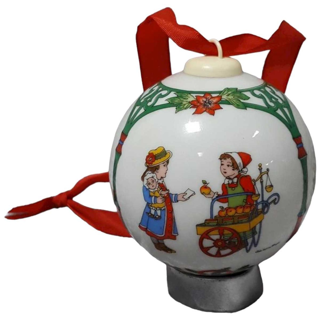 Weihnachtskugel Hutschenreuther 1998 Kaufladen gebraucht - sehr gut