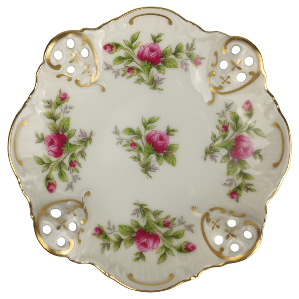 [45817716] Schale mini Golddekor 10,3 cm Rosenthal Moliere Moosrose 2984 Elfenbein Beige gebraucht - sehr gut