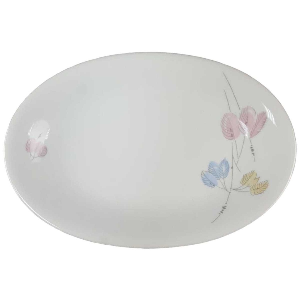 [45817777] Servierplatte Goldrand 28,2x19,2 cm Schirnding Bavaria gebraucht - gut