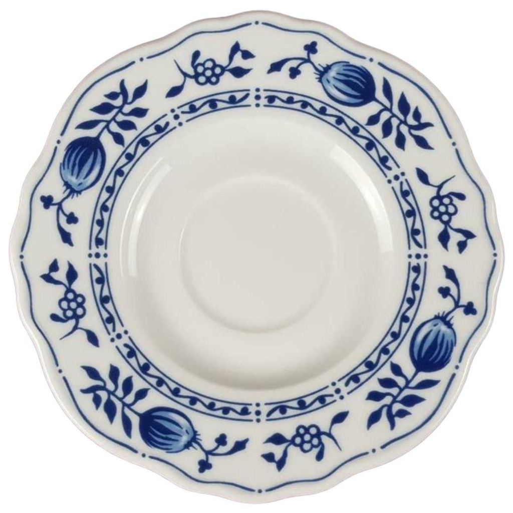 [45817821] Untertasse für Kaffee mikrowellengeeignet 15,5 cm Creatable Zwiebelmuster gebraucht - sehr gut