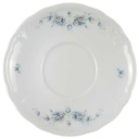 Untertasse für Kaffee 14,7 cm Seltmann Weiden Julia Blaue Margeritenranke gebraucht - sehr gut