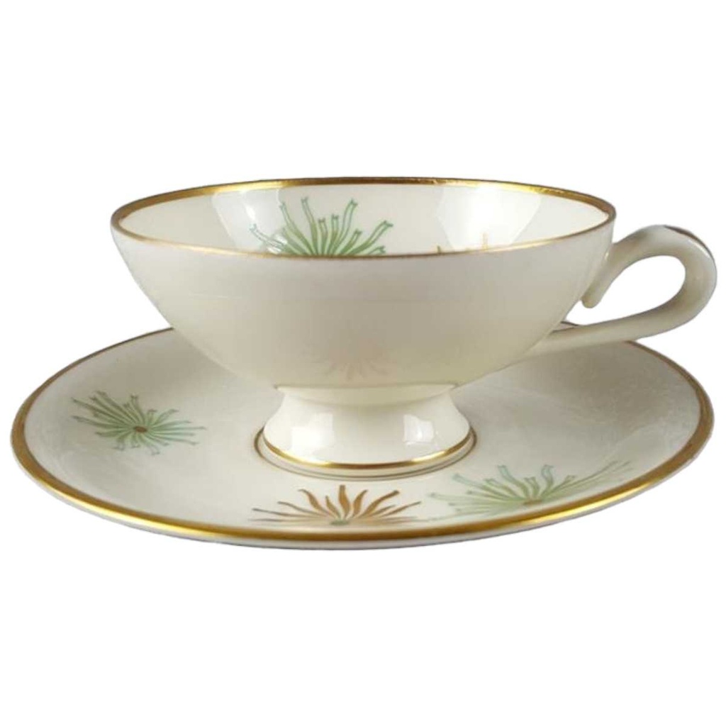 [45817896] Untertasse Mokkatasse Tasse Espressotasse mit Johann Haviland Bavaria gebraucht - gut