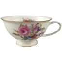 Teetasse Tasse Goldrand Rosenthal Winifred bunte Blumen Elfenbein Beige gebraucht - sehr gut