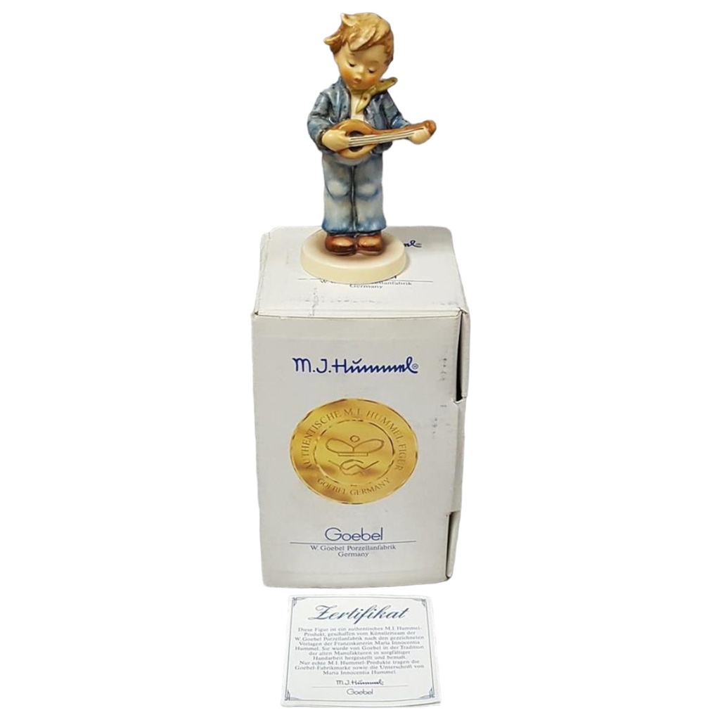 [45817940] Goebel Hum 558 Figur Der kleine Troubadour H 10,5 cm in OVP