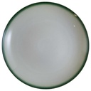 Suppenteller 22 cm Melitta Lindau Grüner Rand gebraucht - gut
