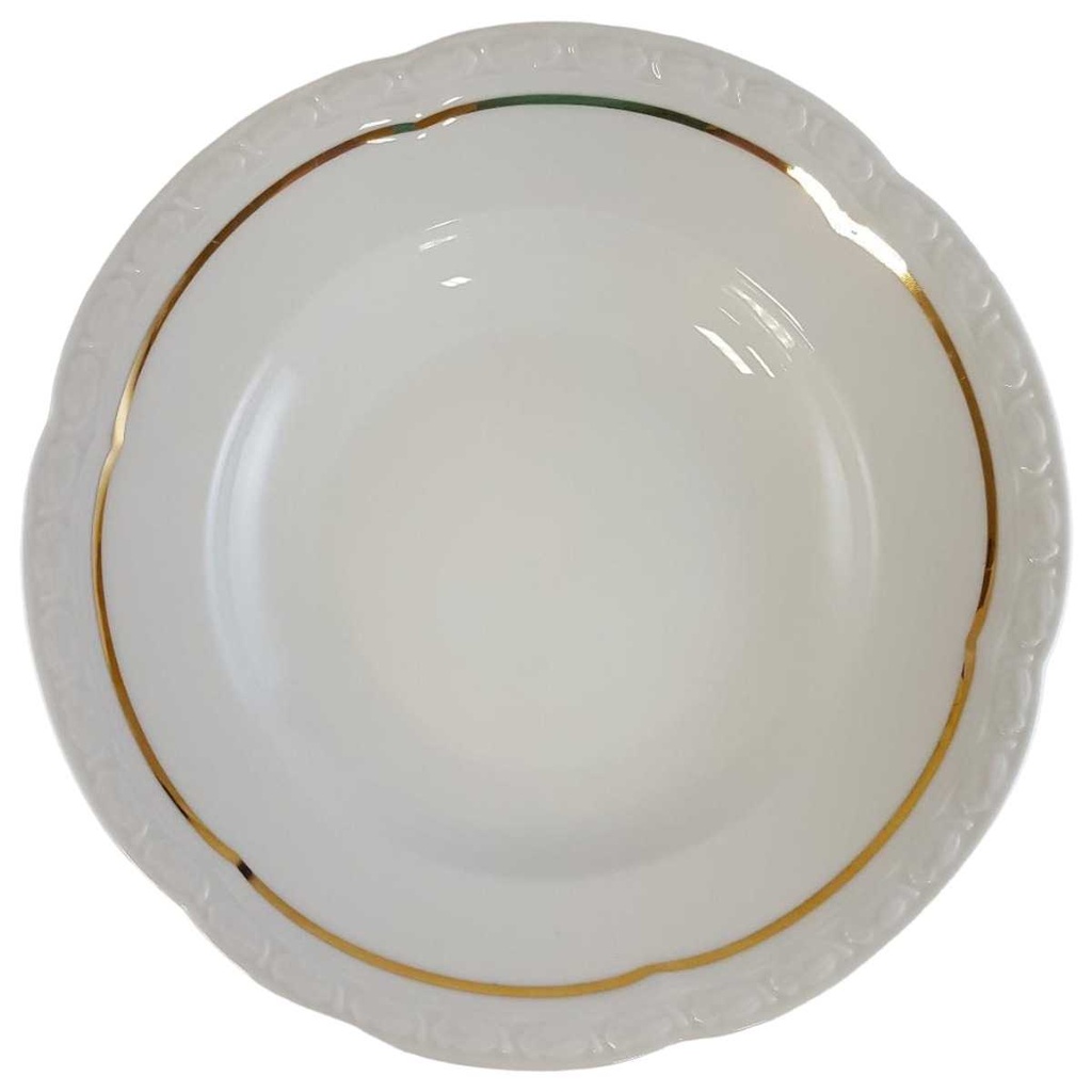 Suppenteller Goldrand 25 cm Edelstein Bavaria Frauenlob 15430 gebraucht - gut