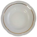 Suppenteller Goldrand 25 cm Edelstein Bavaria Frauenlob 15430 gebraucht - gut