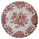 Kuchenteller 19,5 cm Ridgway Windsor Rot gebraucht - sehr gut