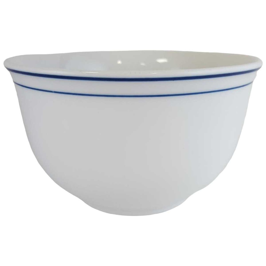 [4581843] Schale 12,8 cm Marienbad Ingres Weiss Blauband gebraucht - gut
